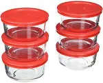 Pyrex 2-Cup Glass Food Storage Set with Lids