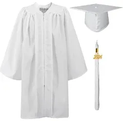 Graduationmall Matte Kindergarten Graduation Gown Cap Set with 2024 Tassel