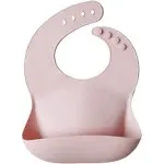 Silicone Baby Bib (Blush)