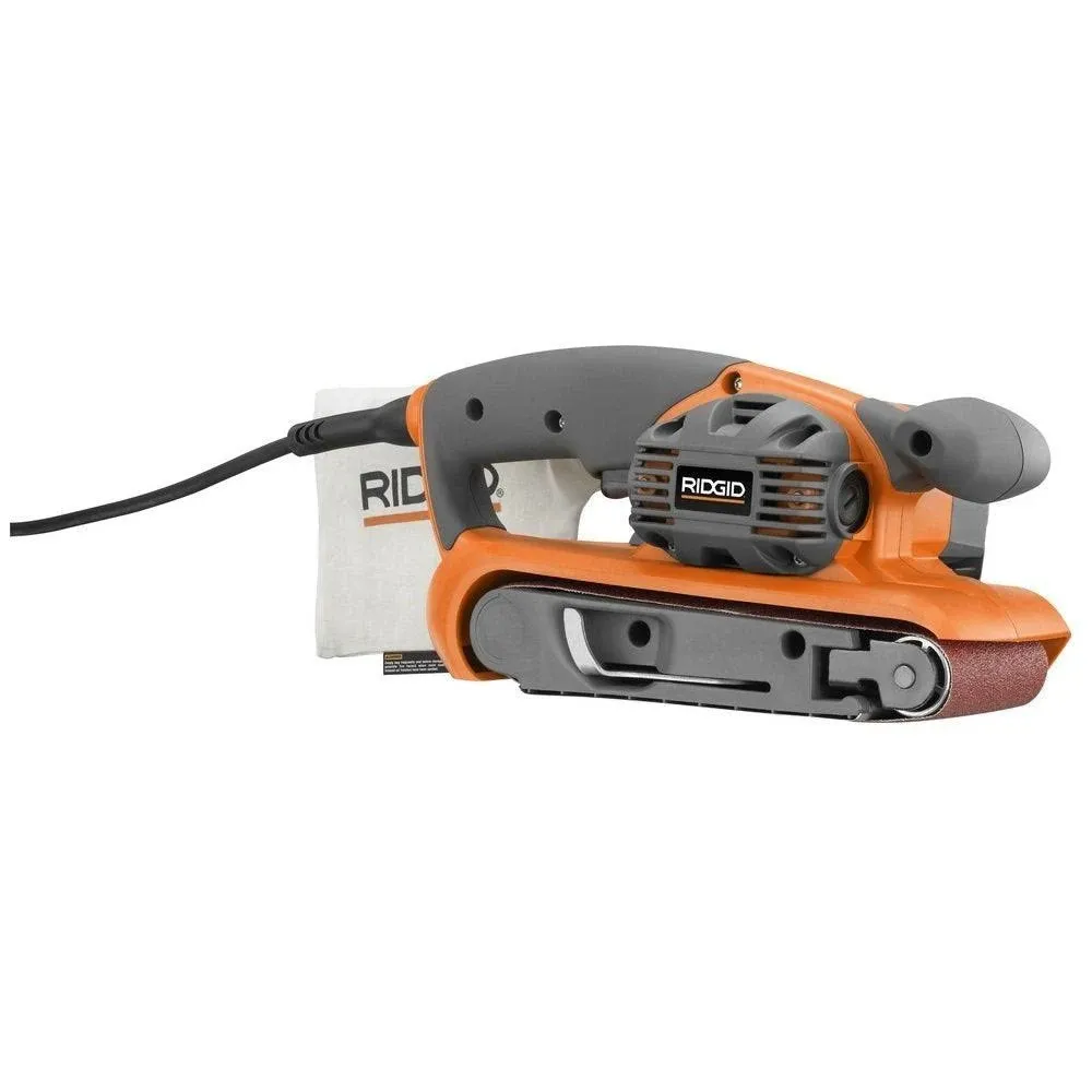 Ridgid 6.5 Amp Corded 3 in. x 18 in. Heavy-Duty Variable Speed Belt Sander with AIRGUARD Technology