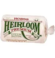 Hobbs Heirloom 100% Cotton Natural Batting