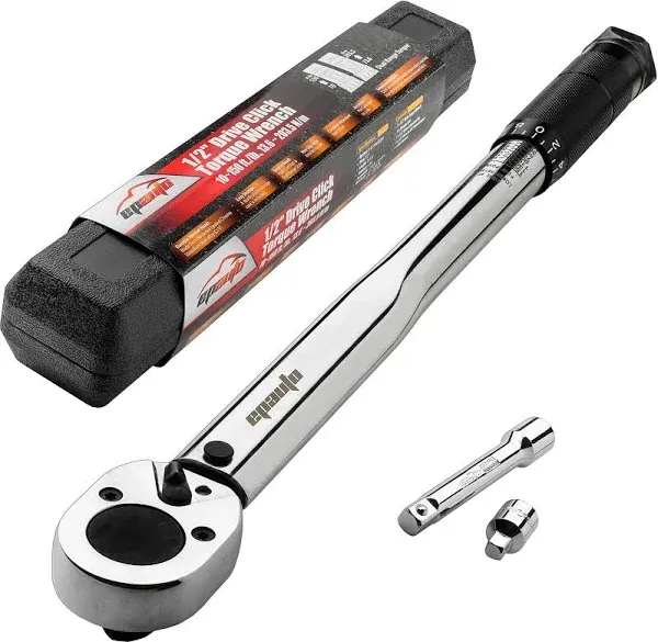 PRIDE&CRAFT 1/4-Inch Drive Click Torque Wrench, 20-200IN-LB/2.26-22.6Nm, ±3% High Accuracy Lug Nut Torque Wrench, Dual-Direction Adjustable 72-Tooth