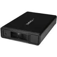 StarTech.com S351BMU33ET 3.5in SATA Hard Drive Enclosure USB 3.0/eSATA