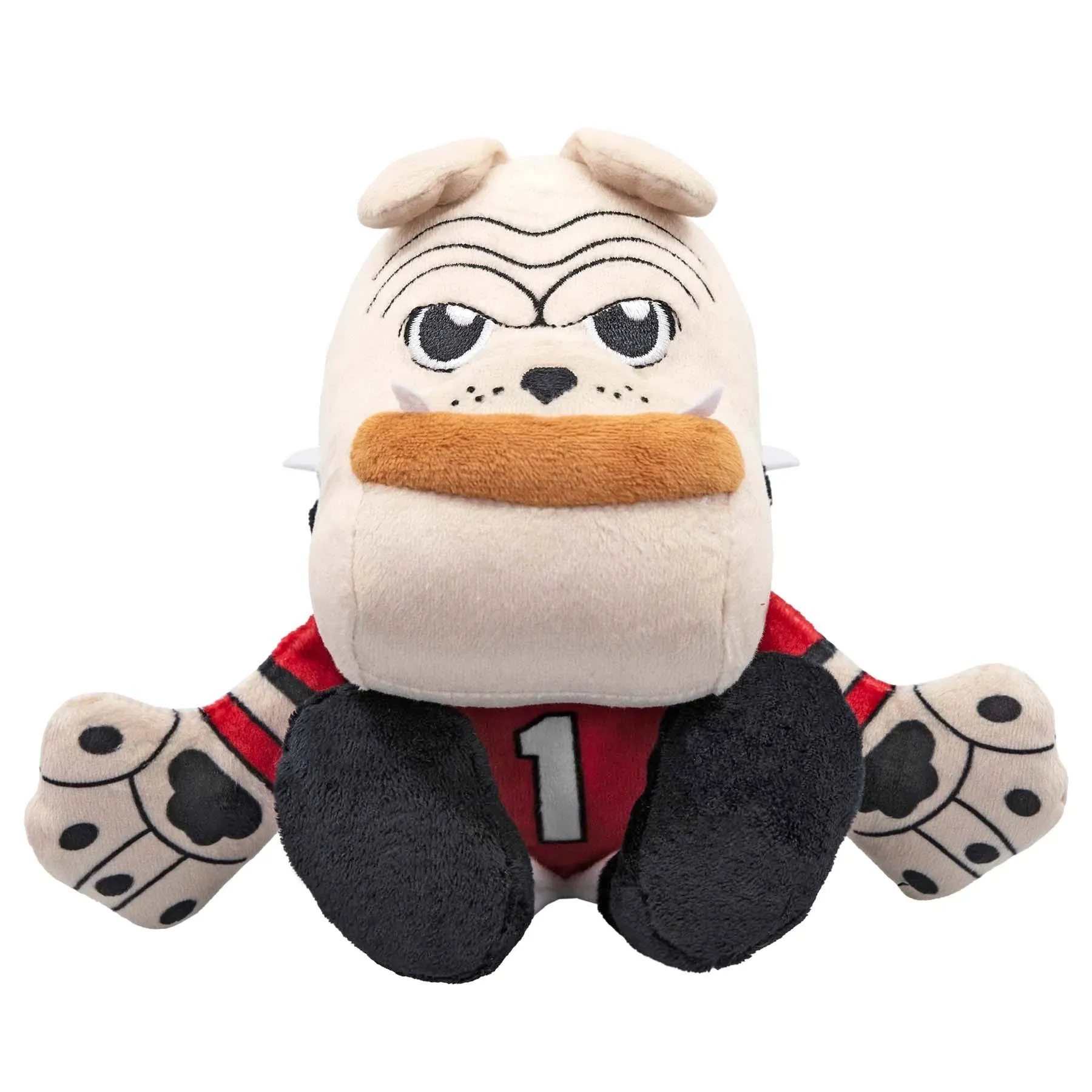 Georgia Bulldogs Hairy Dawg 8" Mascot Kuricha Sitting Plush