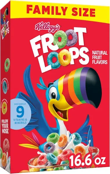 Kellogg Froot Loops Cereal