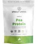 Sprout Living Simple Protein - Organic Pea Protein 16 oz