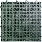 DuraGrid, Green DT24GREN Outdoor Modular Interlocking Multi-Use Deck Tile (24 Pack), 24 Piece