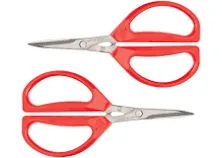 Joyce Chen Original Unlimited Kitchen Scissors All Purpose Dishwasher Safe Kitchen Shears With Comfortable Handles, Red and Yellow