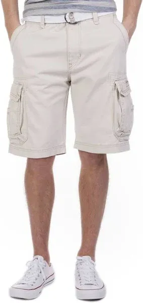 Unionbay Men's Survivor Belted Cargo Shorts