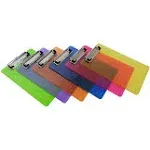 Mini Multicolored Clipboards, by Dondor (9" x 6" Inches, Multicolored)