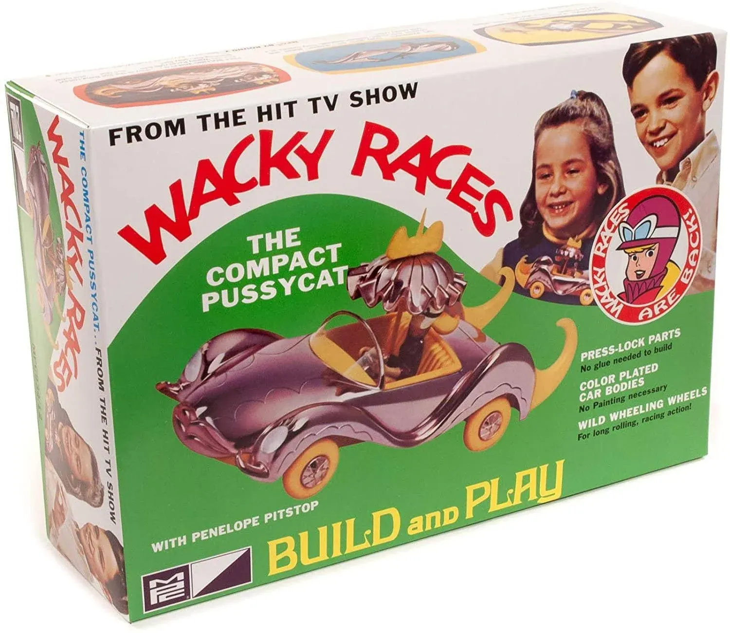 MPC Wacky Races - Compact Pussycat 1:25 Scale Snap Model Kit (MPC934)