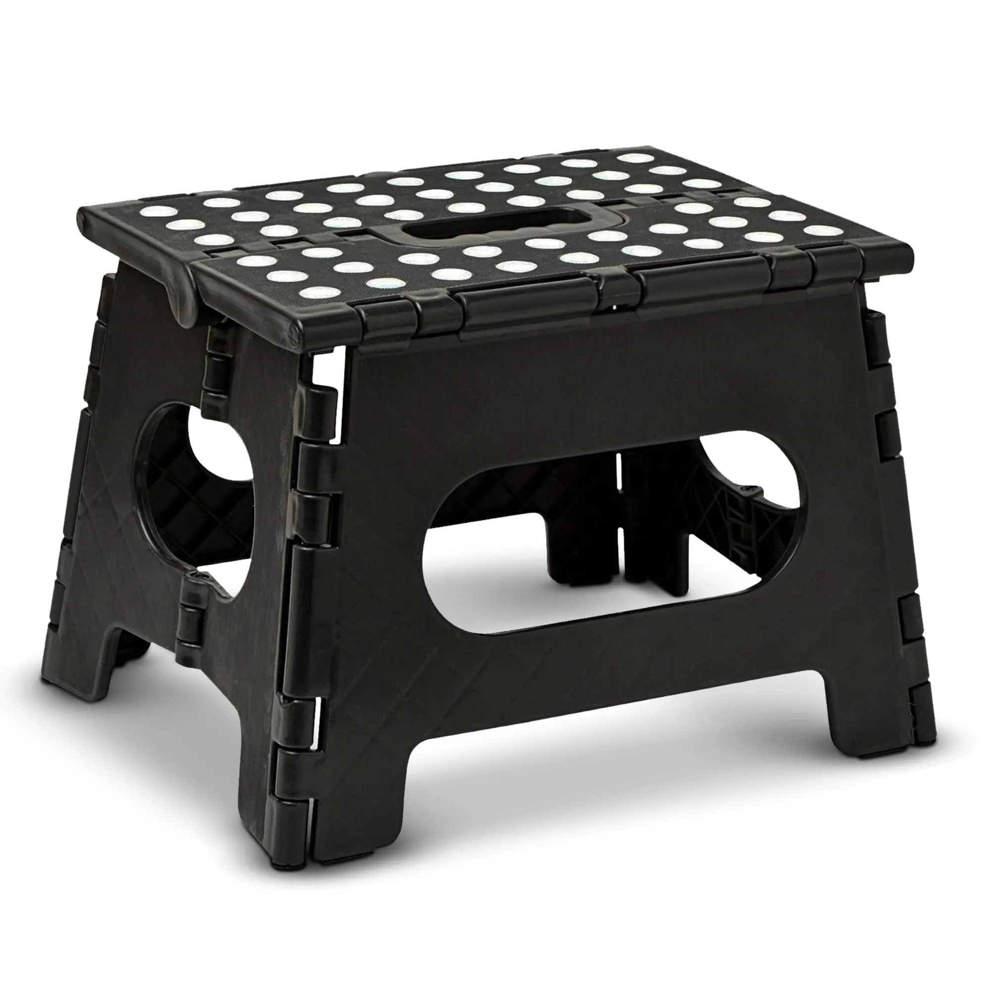 Folding Step Stool, The Lightweight Step Stool, Sturdy Enough to Support Adul...