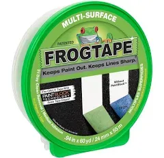 FrogTape 1358463 Multi-Surface Painting Tape 0.94 Inch x 60 yd. Roll - Green