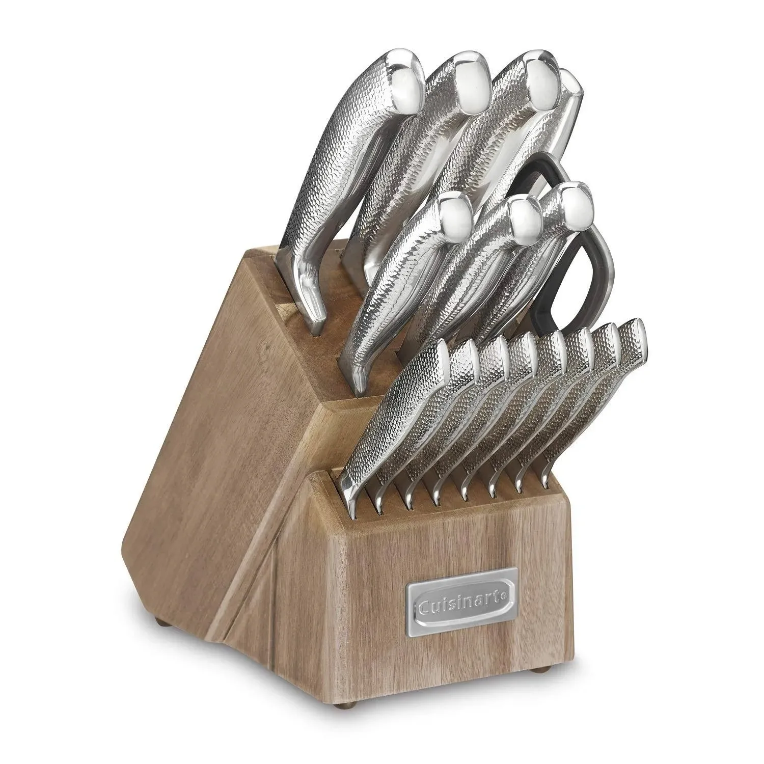 NIB Cuisinart Classic Stainless Steel Cutlery 17 Pc Block Set C77SSH-17PB