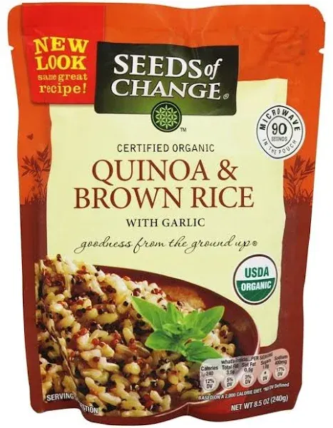 Seeds of Change Organic Quinoa Brown Rice with Garlic