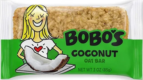 Bobo's Oat Bar, Coconut 12 (3 oz) Bars