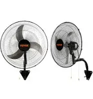 VEVOR Wall Mount Fan 18 inch Waterproof 3-Speed High Velocity Max. 4000 CFM Industrial Wall Fan 2 Pcs GYBGSFS2JT18EMNNEV1