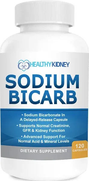 Sodium Bicarbonate 650mg Capsules Delayed Release Support Normal Kidney Function