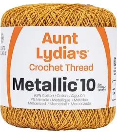 Aunt Lydia's Metallic Crochet Thread