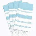 Glamburg Peshtemal Turkish Towel Cotton Beach Towels Oversized 36x71 Set of 4, Cotton Beach Towels for Adults, Soft Durable Absorbent Extra Large