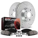 PowerStop K6514 - Z23 Drilled and Slotted Brake Rotors and Pads Kit