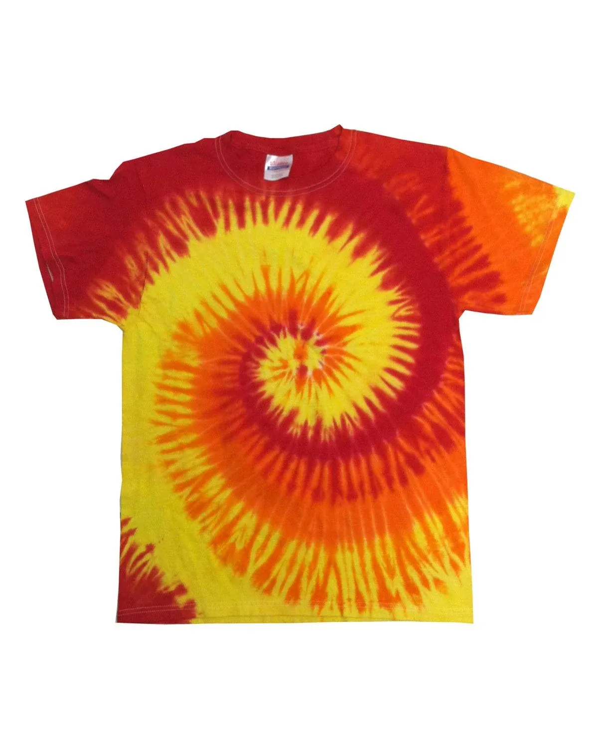 Tie Dye CD100 Adult 5.4 oz. 100% Cotton T Shirt - Blaze - M