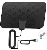 Digital TV Antenna,Antenna for Smart TV,360°Reception,Support 4K 1080p Smart Television,Detachable Signal Amplifier-Signal Booster-HDTV Antenna 10ft