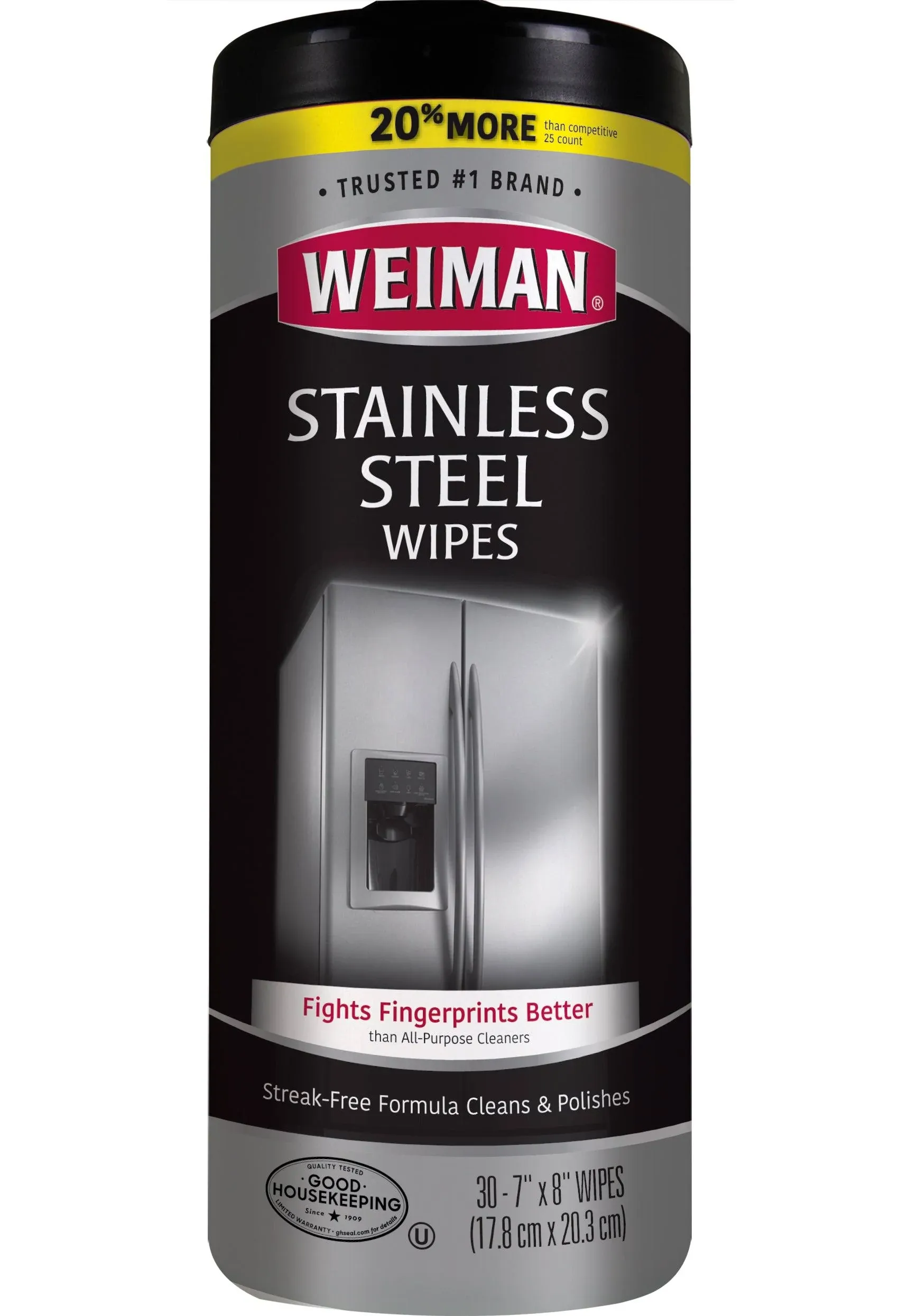 Weiman Stainless Steel Wipes 4 Pack