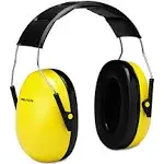 3M Yellow and Black Optime 98 H9A Over the Head Earmuffs