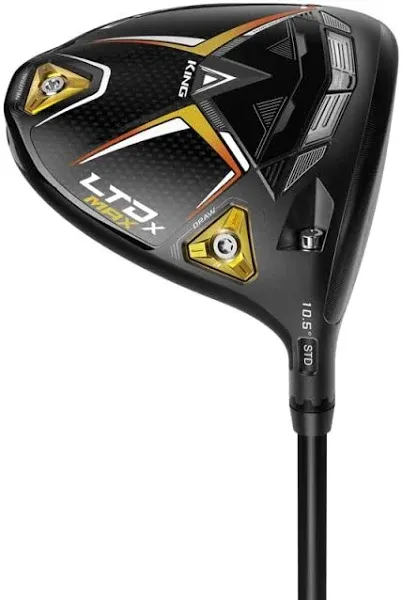 Cobra Golf 2022 LTDX LS Men's Driver Matte Black-Gold Fusion