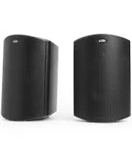 Polk Audio - Atrium 55 5-1/4&#034; Outdoor Speakers (Pair) - Black