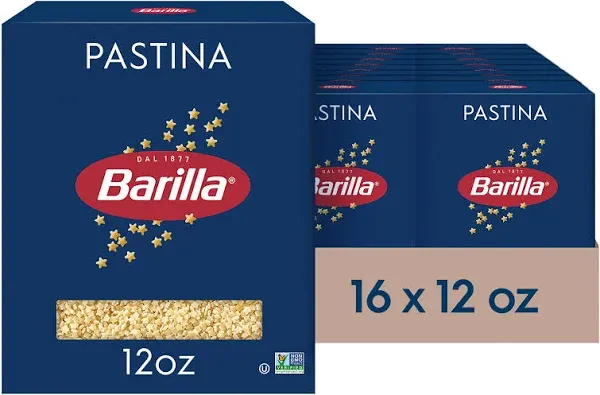 New in BOX 2 Pack Barilla Pastina 12 oz - Exp 12/25 Barilla Classic Pasta