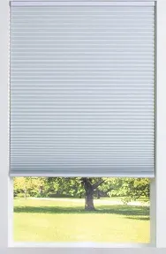 allen + roth 39-in x 64-in Linen Blackout Cordless Cellular Shade