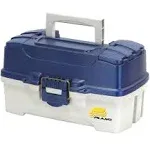 Plano 2 Tray Tackle Box Blue/White