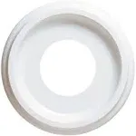 Hampton Bay 10 in. White Smooth Ceiling Medallion