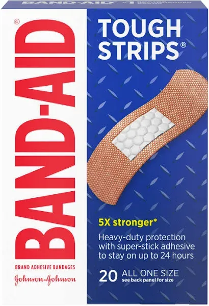 Band-Aid Tough Strips Adhesive Bandages