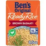 Ben's Original Ready Rice Brown Basmati Rice, Easy Dinner Side, 8.5 oz Pouch (Pack of 12)