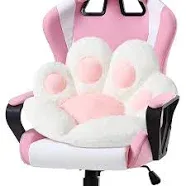 CAT PAW CUSHION Lazy Sofa Office Chair Warm Floor Cute Seat Pad Pink L DITUCU