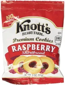 Knott's Berry Farm Raspberry Shortbread Cookies