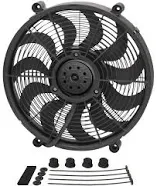 DERALE 17in High Output Electrc Fan Std Kit P/N - 18217