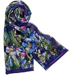 Metropolitan Museum of Art Louis C. Tiffany Iris Scarf