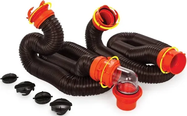 Camco RhinoFLEX 20-Feet RV Sewer Hose Kit 39744