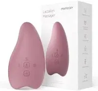 Momcozy Warming Lactation Massager 2-in-1, Soft Breast Massager for