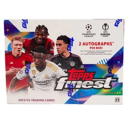 Topps Finest UEFA Club Competition Soccer Hobby Box