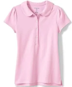 Girls 2-20 Lands' End School Uniform Peter Pan Collar Polo Shirt