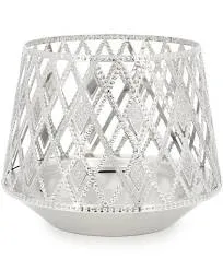 Bath & Body Works Glittery Argyle 3-Wick Candle Holder