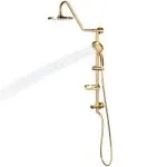 Pulse 1011-BG-1.8GPM ShowerSpas Brushed-Gold Shower System Kauai III