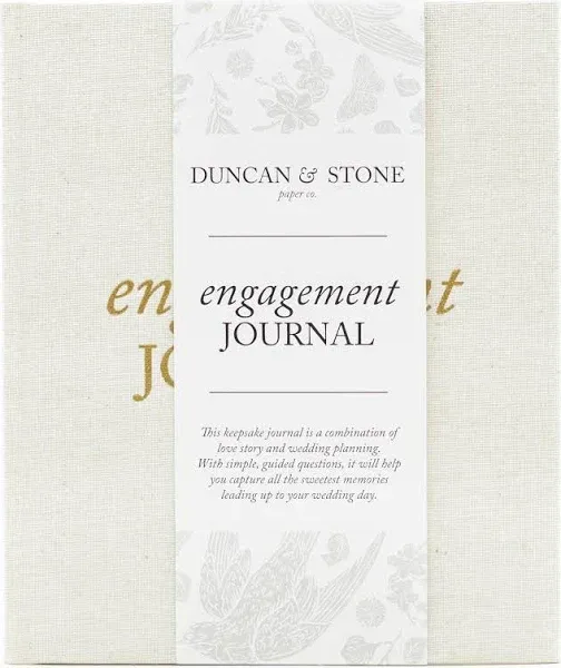 Engagement Journal for Couples by Duncan & Stone Wedding Planning Book and Organizer