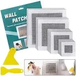 15 Pcs Drywall Repair Kit, 2/4/6/8 Inch Self Adhesive Fiberglass Mesh Wall Re...