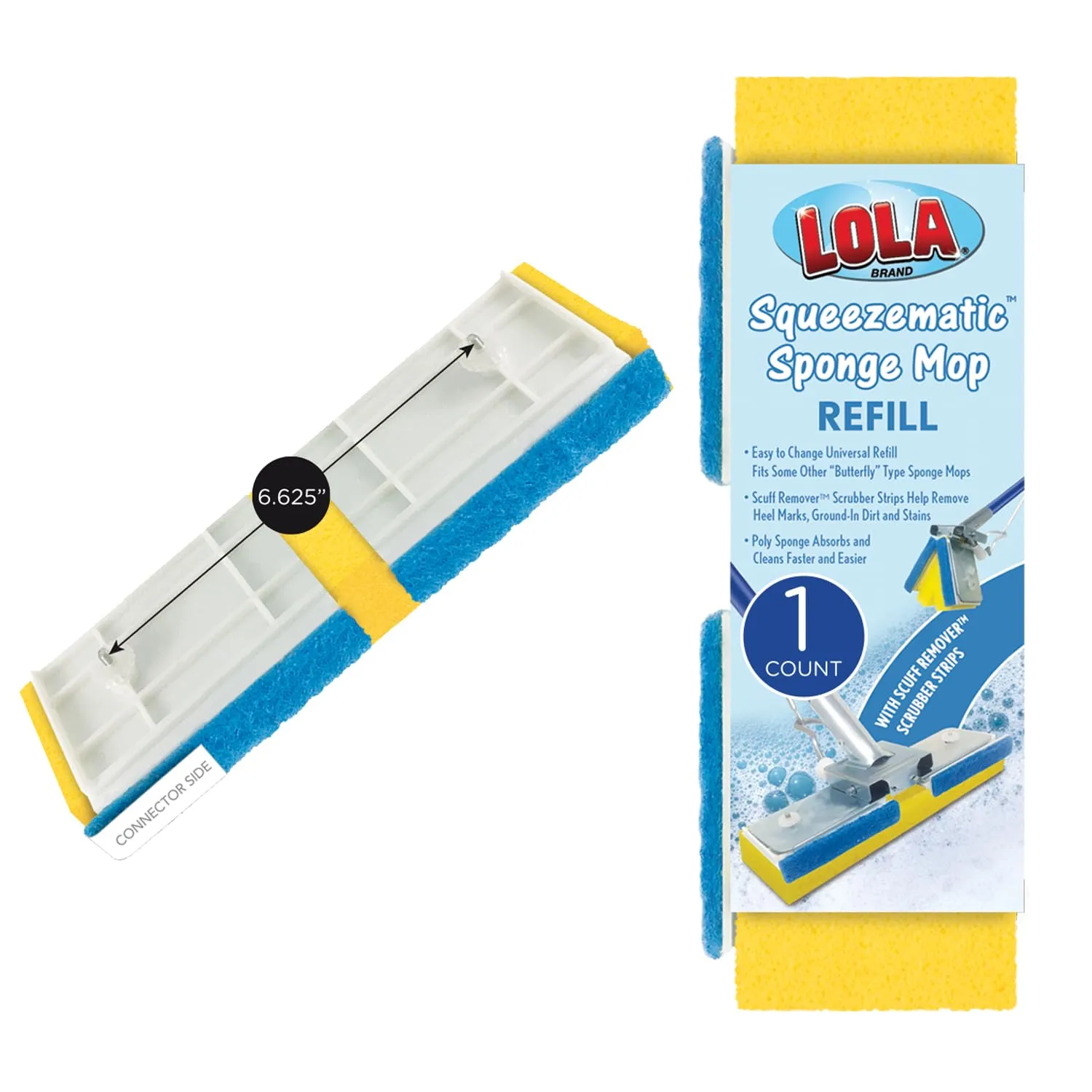 Lola Products Squeeze-Matic Sponge Mop Refill